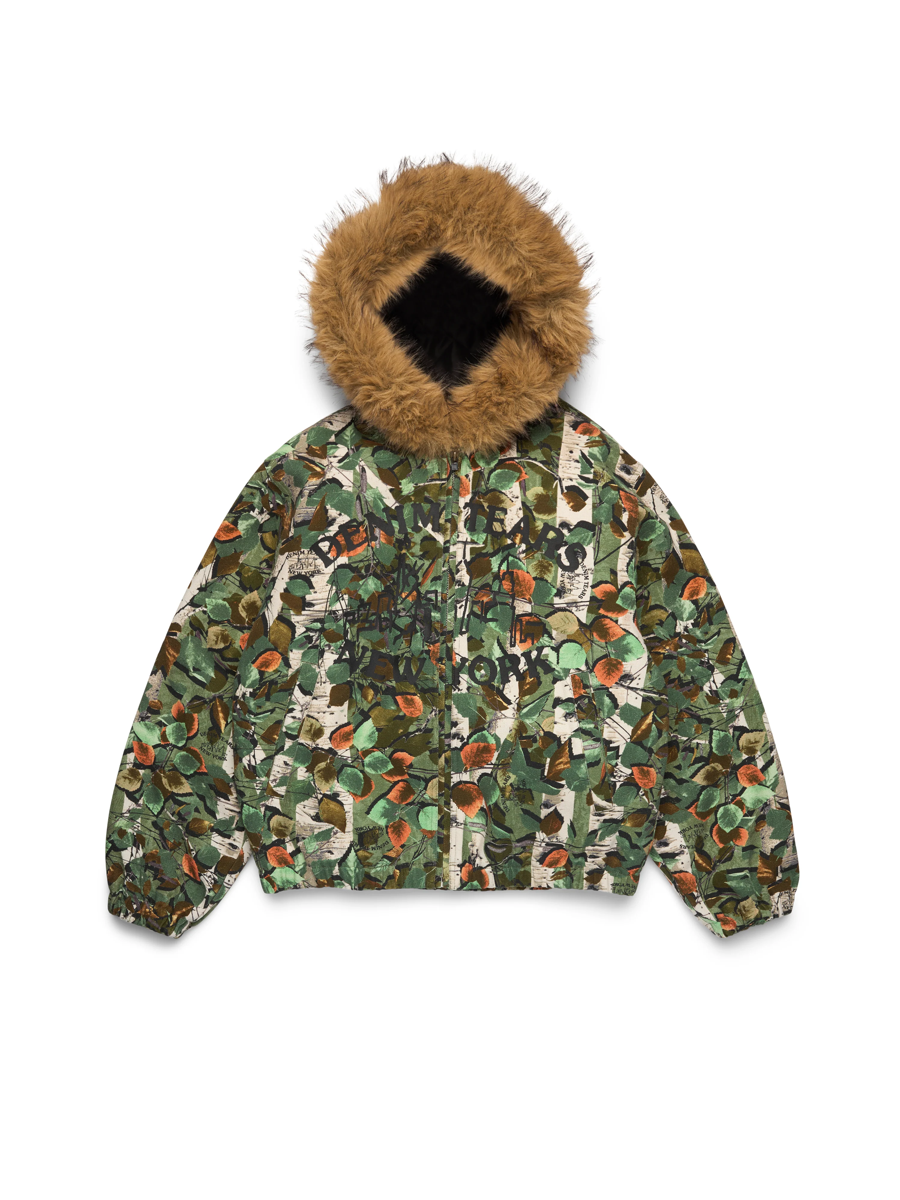 Birch Camo Hooded Work Jacket Green Camo